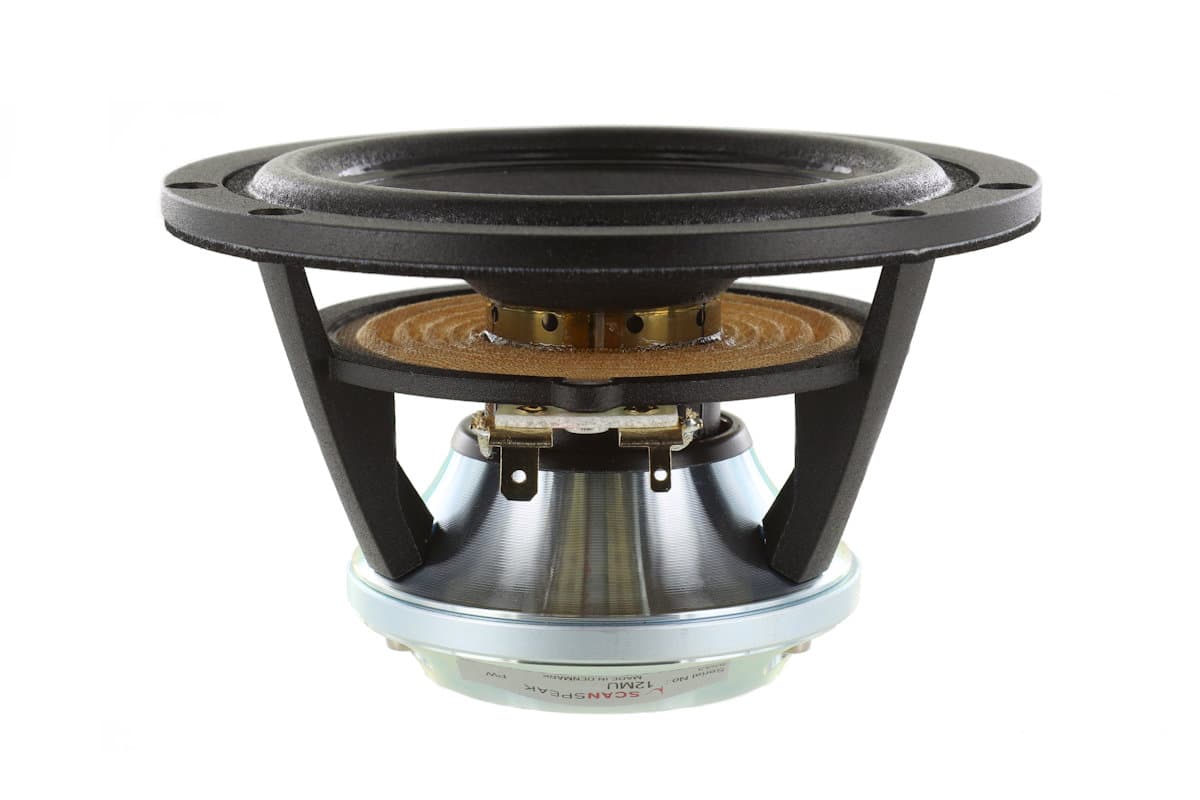 Scanspeak 12MU/8731T00 5 inch 8 ohm loudspeaker driver view 3