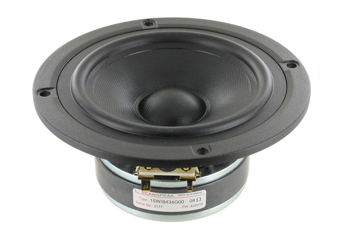 Scanspeak 15W/8434G00 6 inch 8 ohm loudspeaker driver similar driver