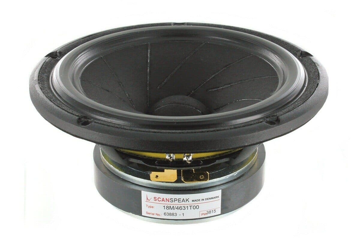 Scanspeak 18M/4631T00 7 inch 4 ohm loudspeaker driver similar driver