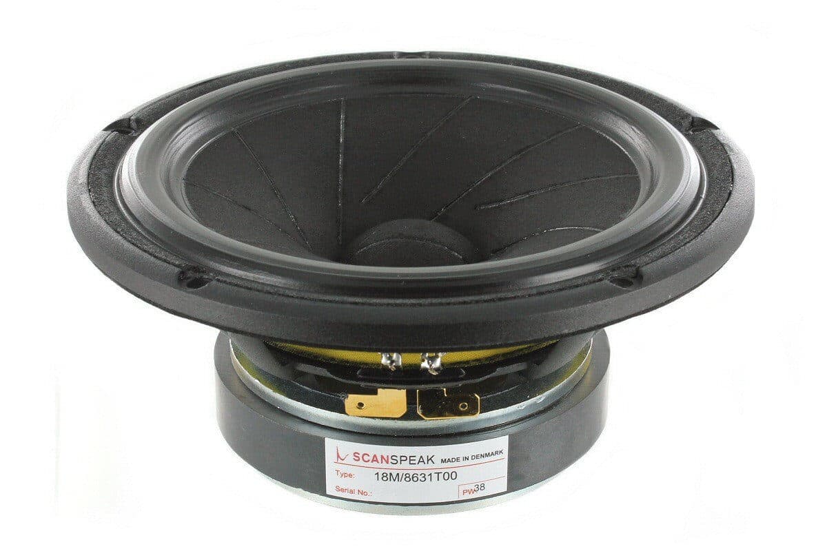 Scanspeak 18M/8631T00 7 inch 8 ohm loudspeaker driver similar driver