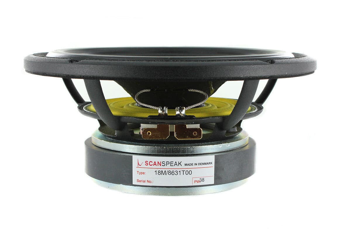 Scanspeak 18M/8631T00 7 inch 8 ohm loudspeaker driver view 2