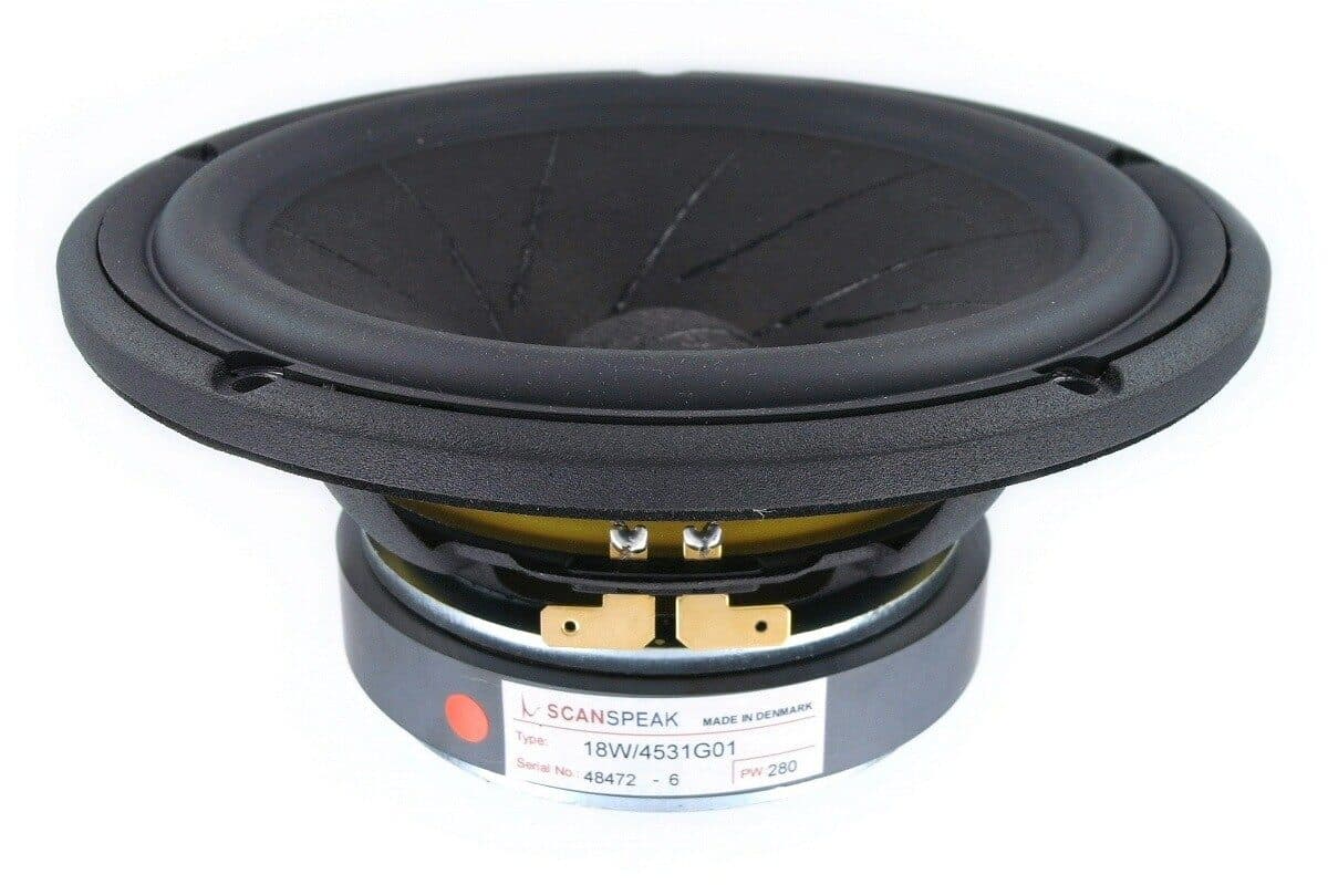 Scanspeak 18W/4531G01 7 inch 4 ohm loudspeaker driver similar driver