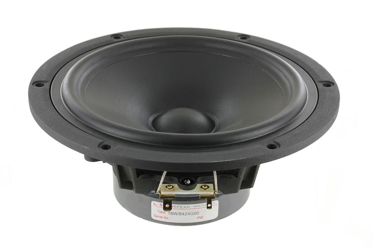 Scanspeak 18W/8424G00 7 inch 8 ohm loudspeaker driver similar driver