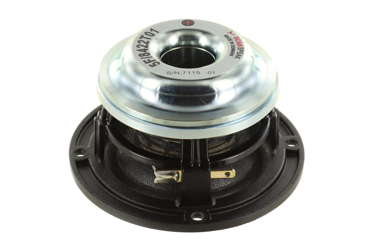 Scanspeak 5F/8422T01 2 inch 8 ohm loudspeaker driver view 4