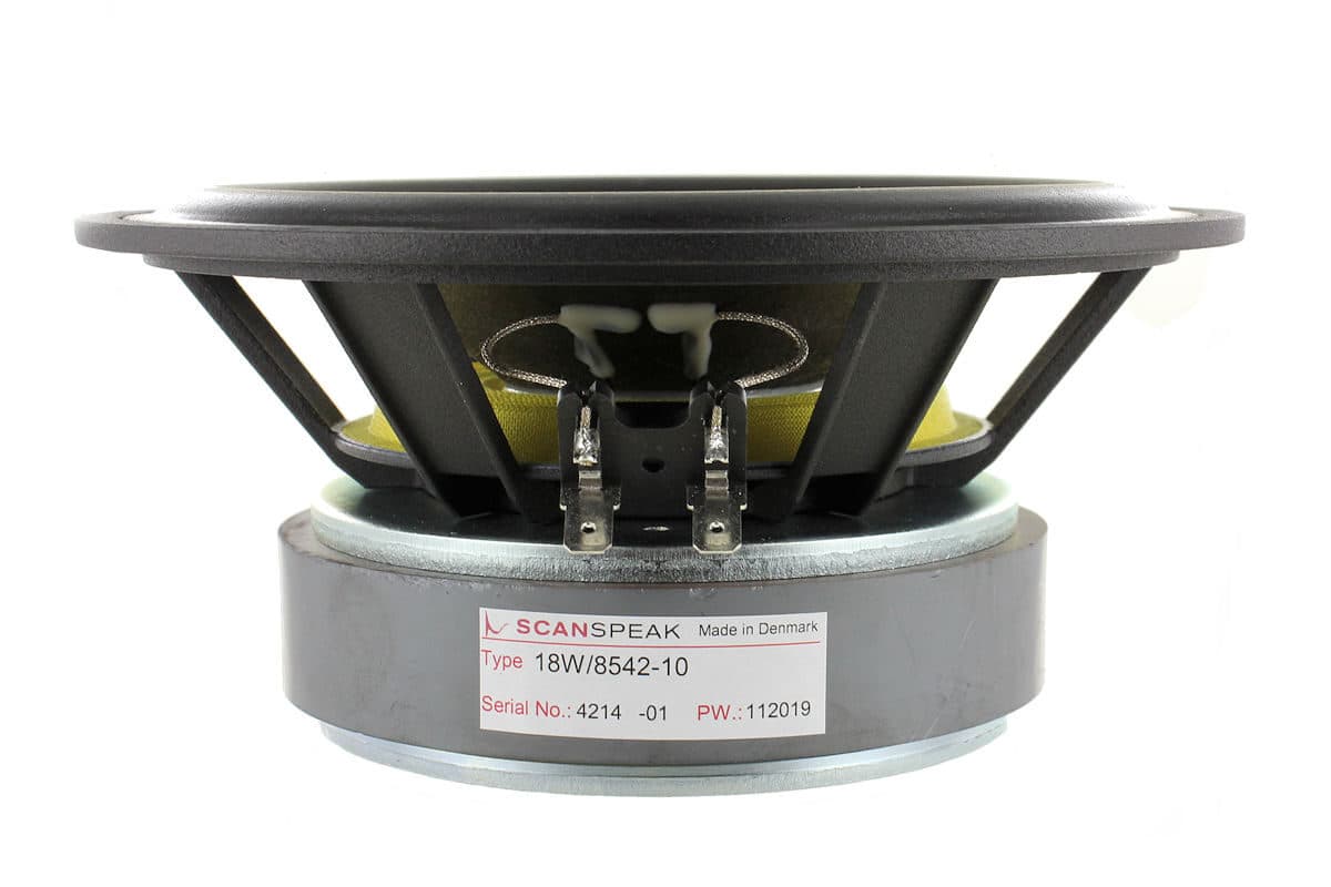 Scanspeak 18W/8542-10 7 inch 8 ohm loudspeaker driver view 2