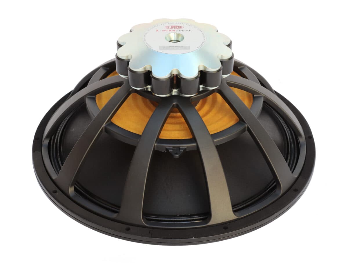 Scanspeak 38WE/8582T00 15 inch 8 ohm loudspeaker driver view 3