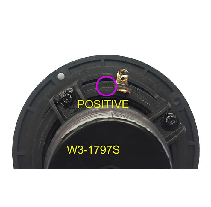 Tang Band W3-1797S 3 inch 4 ohm loudspeaker driver view 3
