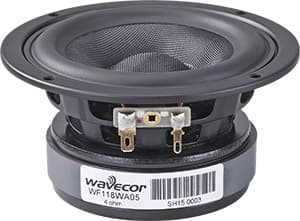 Wavecor WF118WA06 4.5 inch 8 ohm loudspeaker driver similar driver