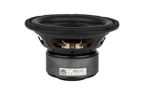 GRS 8SW-4HE-8 8 inch 4 ohm loudspeaker driver view 3