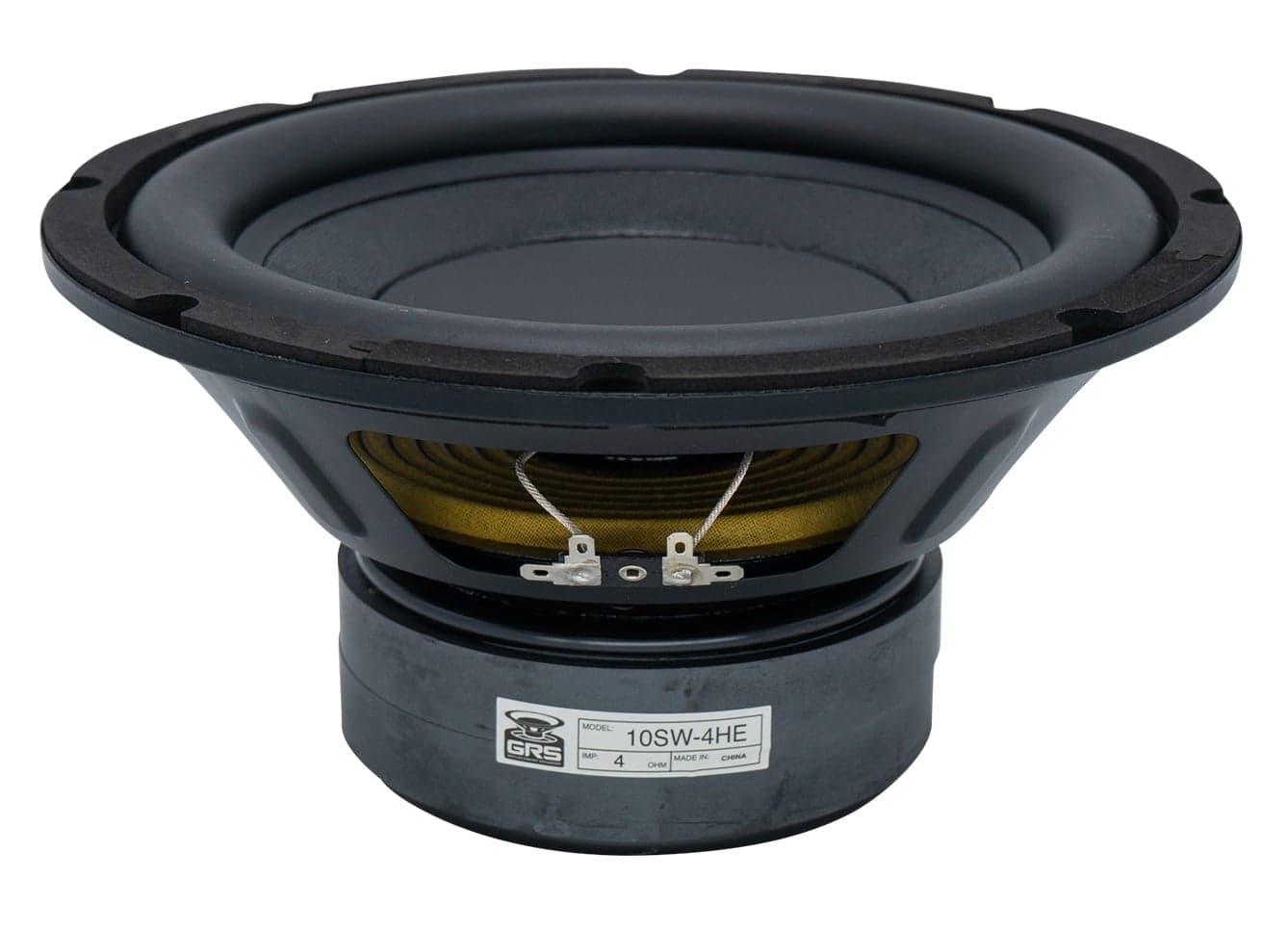 GRS 10SW-4HE 10 inch 4 ohm loudspeaker driver view 1