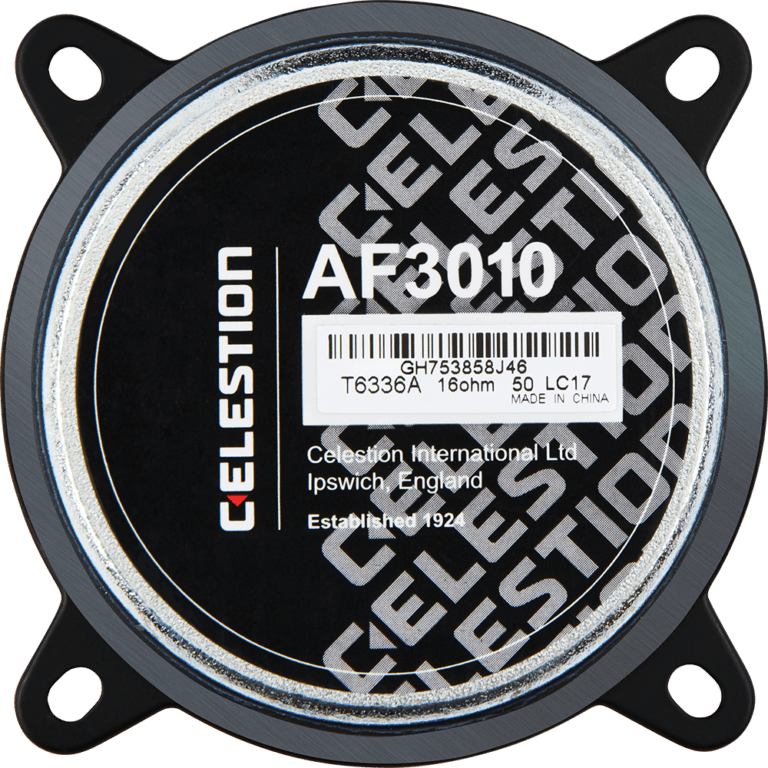 Celestion AF3010 3 inch 16 ohm loudspeaker driver view 1