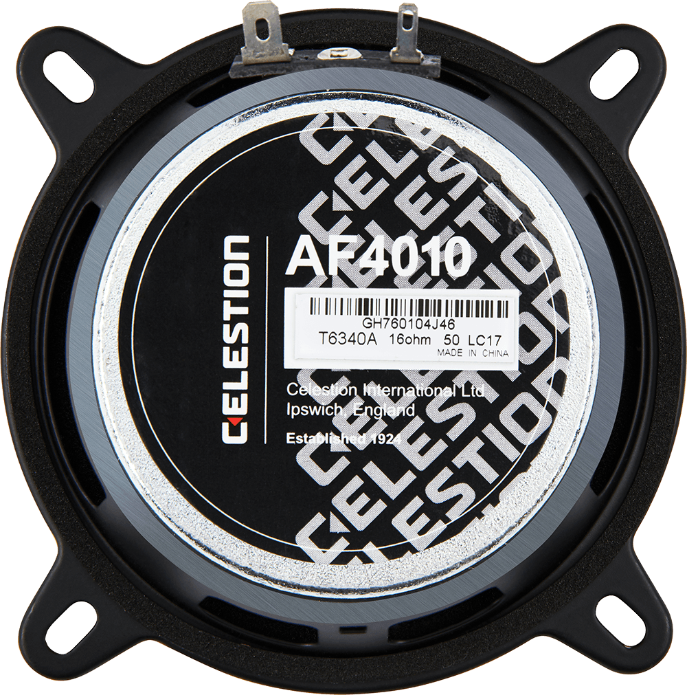 Celestion AF4010 4 inch 16 ohm loudspeaker driver view 1