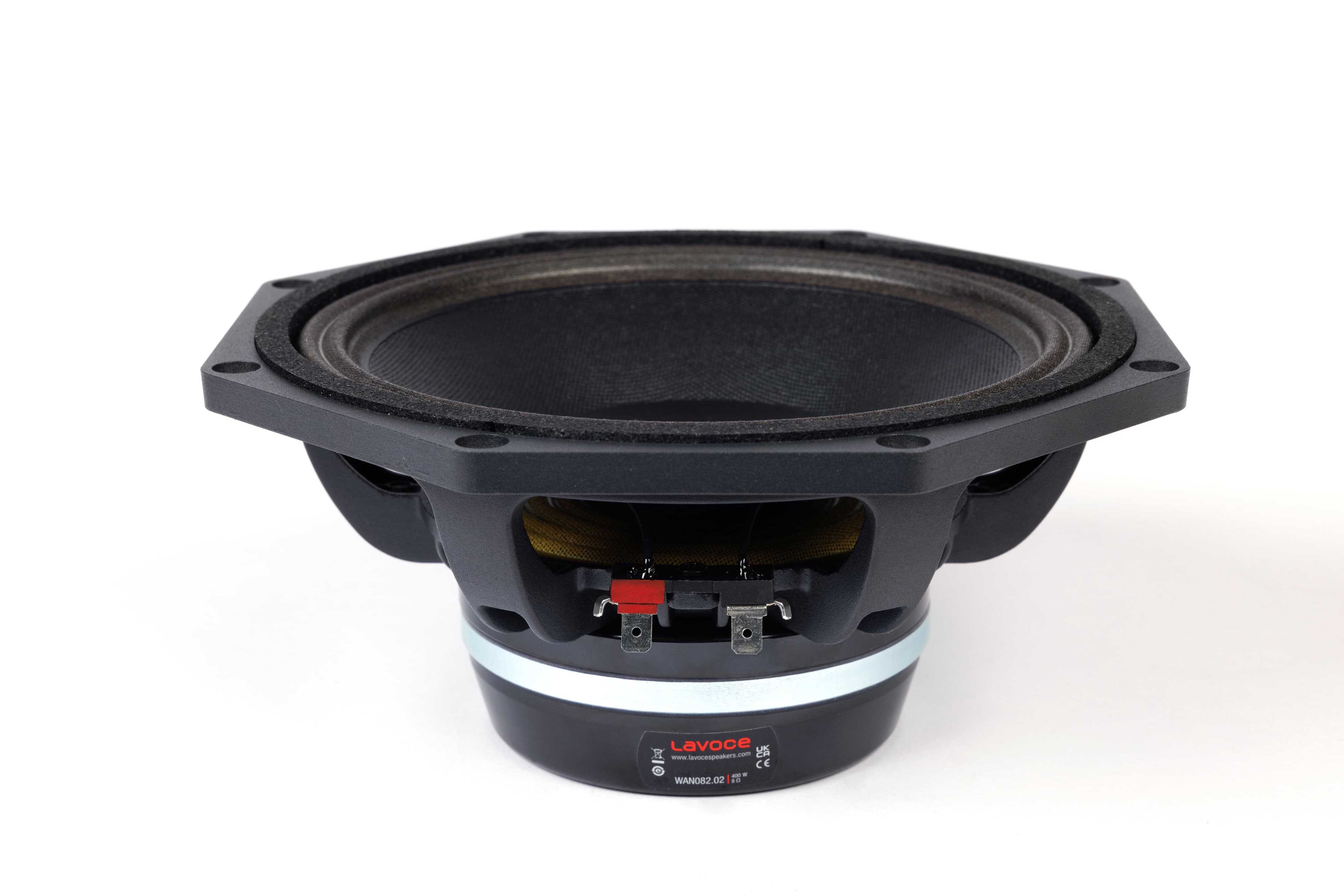 Lavoce WAN082.02 8 inch 8 ohm loudspeaker driver view 2