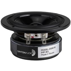 Dayton Audio DS90-8 3 inch 8 ohm loudspeaker driver similar driver