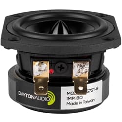 Dayton Audio RS75T-8 3 inch 8 ohm loudspeaker driver similar driver