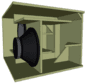 Eighteen Sound 2x15” front loaded subwoofer