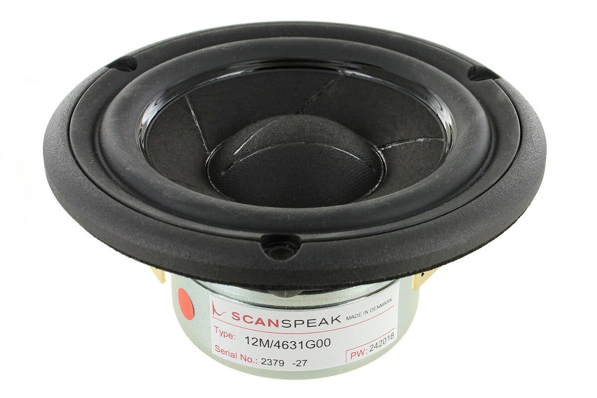 Scanspeak 12M/4631G00 5 inch 4 ohm loudspeaker driver similar driver