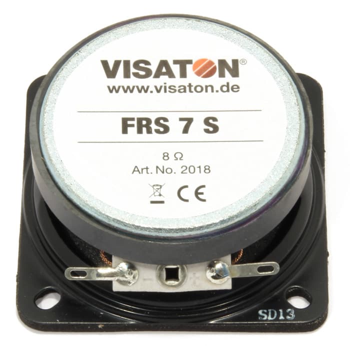 Visaton FRS 7 S - 8 OHM 2.5 inch 8 ohm loudspeaker driver view 2